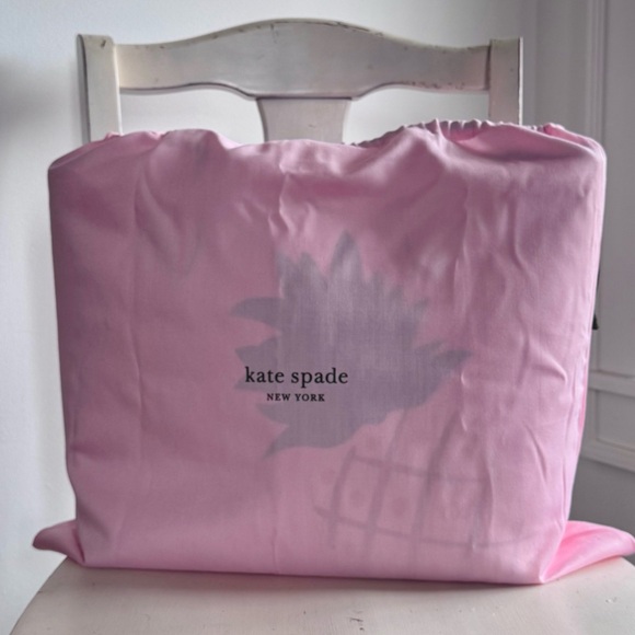 KATE SPADE NEW YORK Leather Colada Pineapple Tote Shoulder Bag with accessories - Picture 8 of 13